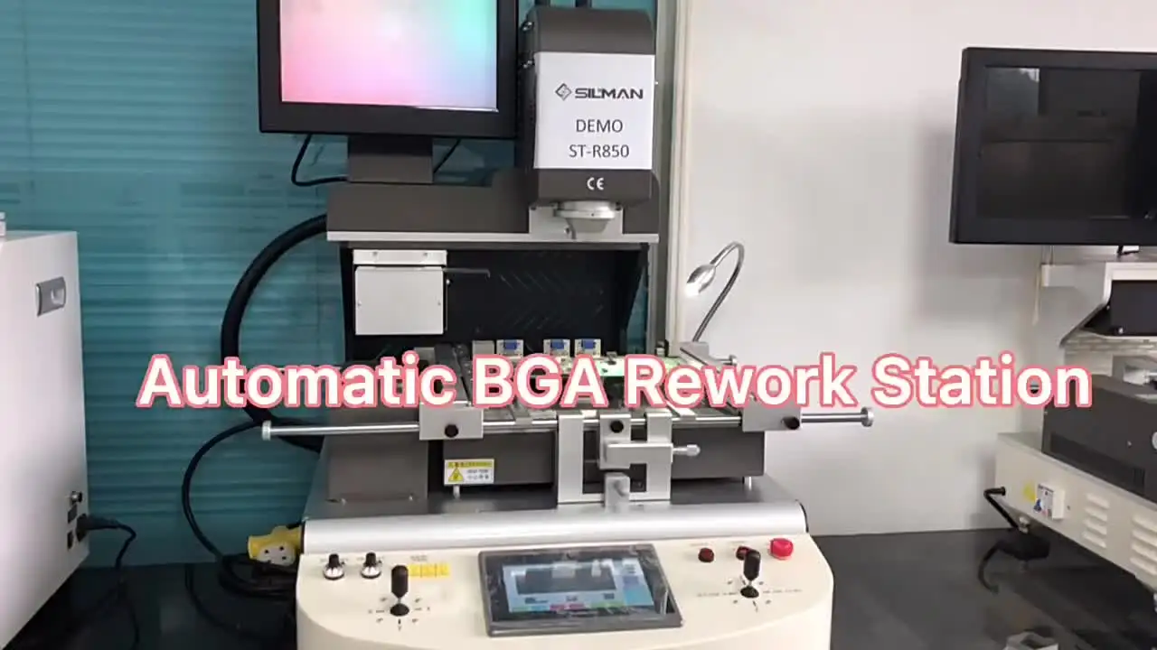 Silman Top автоматическая паяльная станция BGA ST-R850 для материнской платы SMD PS3/4/5 машина