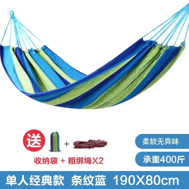Canvas Single Hammock Outdoor 6