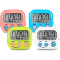 จับเวลาครัวแม่เหล็ก LCD Digital Countdown Timer จับเวลาทําอาหารนาฬิกาปลุกอุปกรณ์ครัวหน้าแรก 1