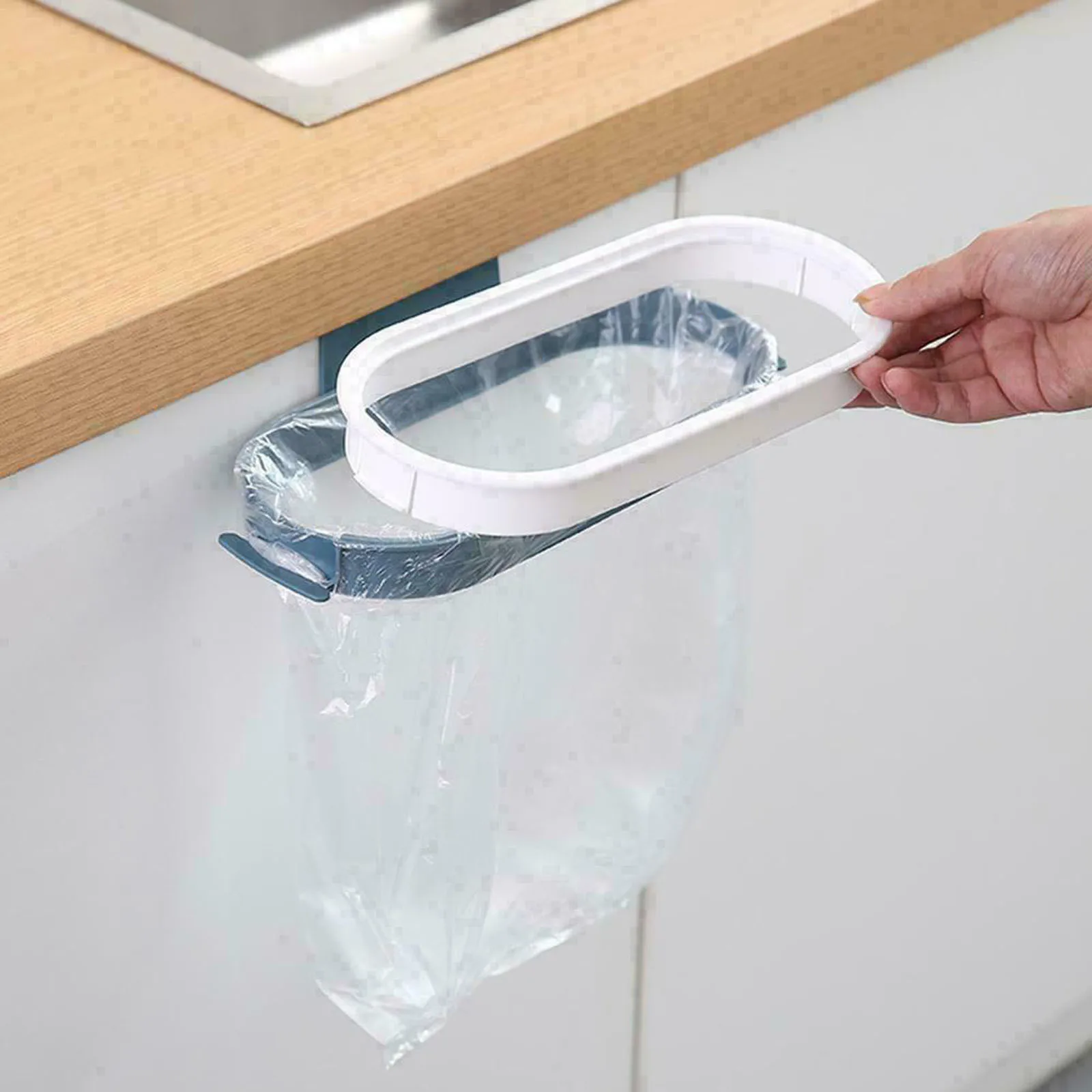 

2024 Kitchen Tool Portable Garbage Trash Bag Plastic Bracket Rack E0f5 X4 Home Gadgets для кухни товары для кухни полезные вещи