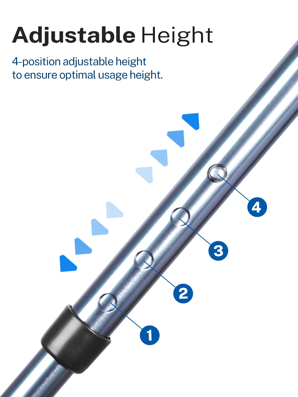 Lefeke Folding Canes with Seat Walking Stick Height Adjustment Cane Seat Foldable Anti-Slip Lightweight Walking Stick for Senior 5