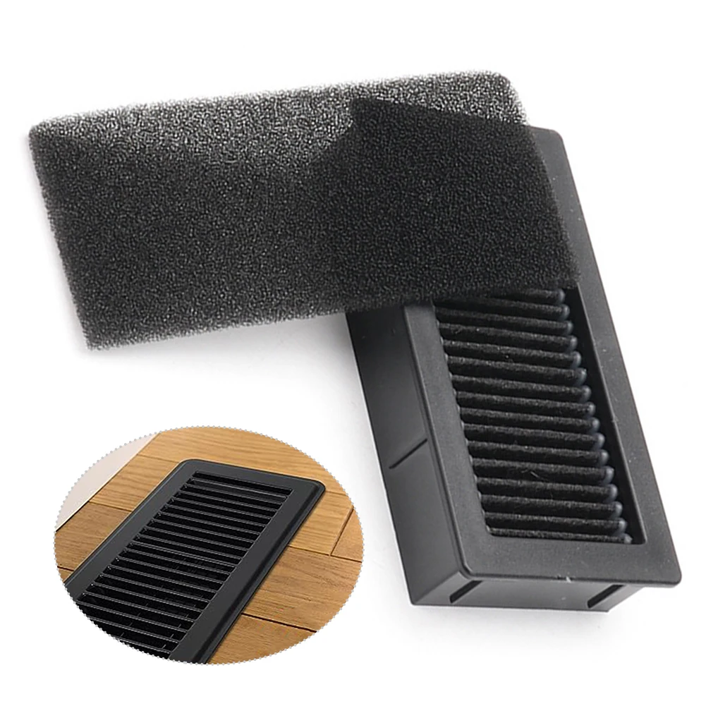 

1PCS Of Vent Cover With Sponge Element Filter Suitable For Ecovacs YEEDI Point Sweeping Robot Black Accessories 78x40x15mm