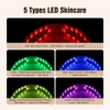 EMS Face Slimming Device Double Chin V Shape Lift Belt 5 Color Lights Hot Compress Face Vibration Massager With Remote Control 3