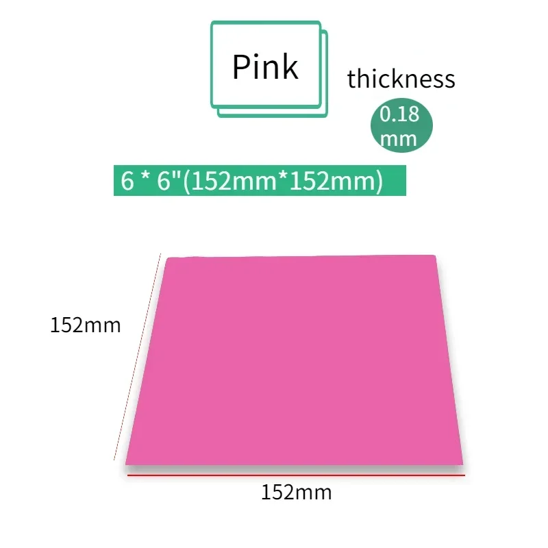 1 Box Non Sterile High Quality Dental Dam Natural Rubber Latex Dam Nnti-allergy 52pcs 5“x5” / 36pcs 6\