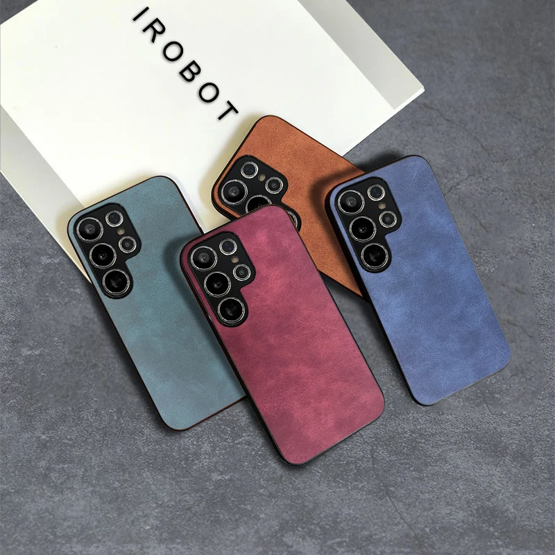 LuxuryLeatherCoverCaseforSamsungGalaxyS25S23S24UltraPlusS22S20S21FESheepskinLeathercovercoque-AliExpress