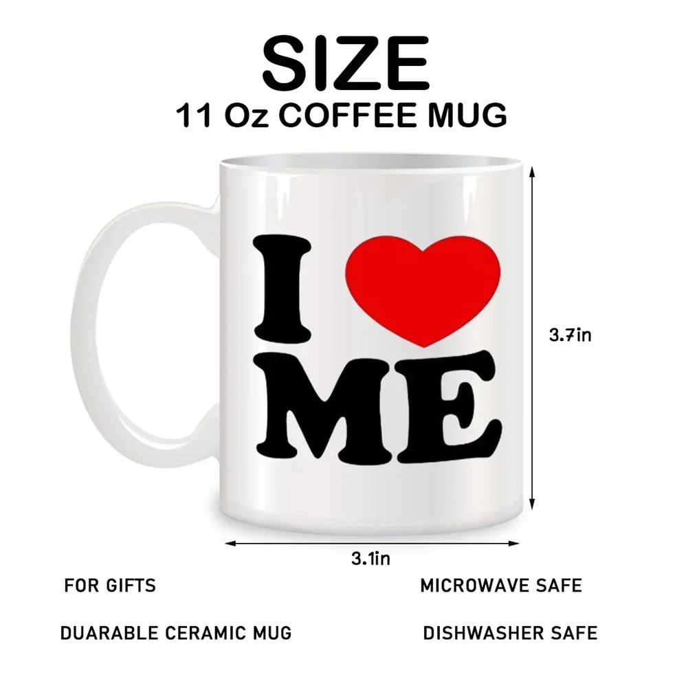 I Love My Suitable For Friends, Teachers, Colleagues, Siblings, Birthday Gifts, Ceramic Coffee Cup, White._voghion.com