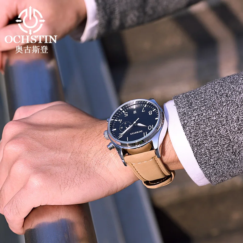 Brand Specials 2023 New  Men's Watch Multifunctional Fashion Quartz Watch Fashion Waterproof Watch To Send Friends Gifts
