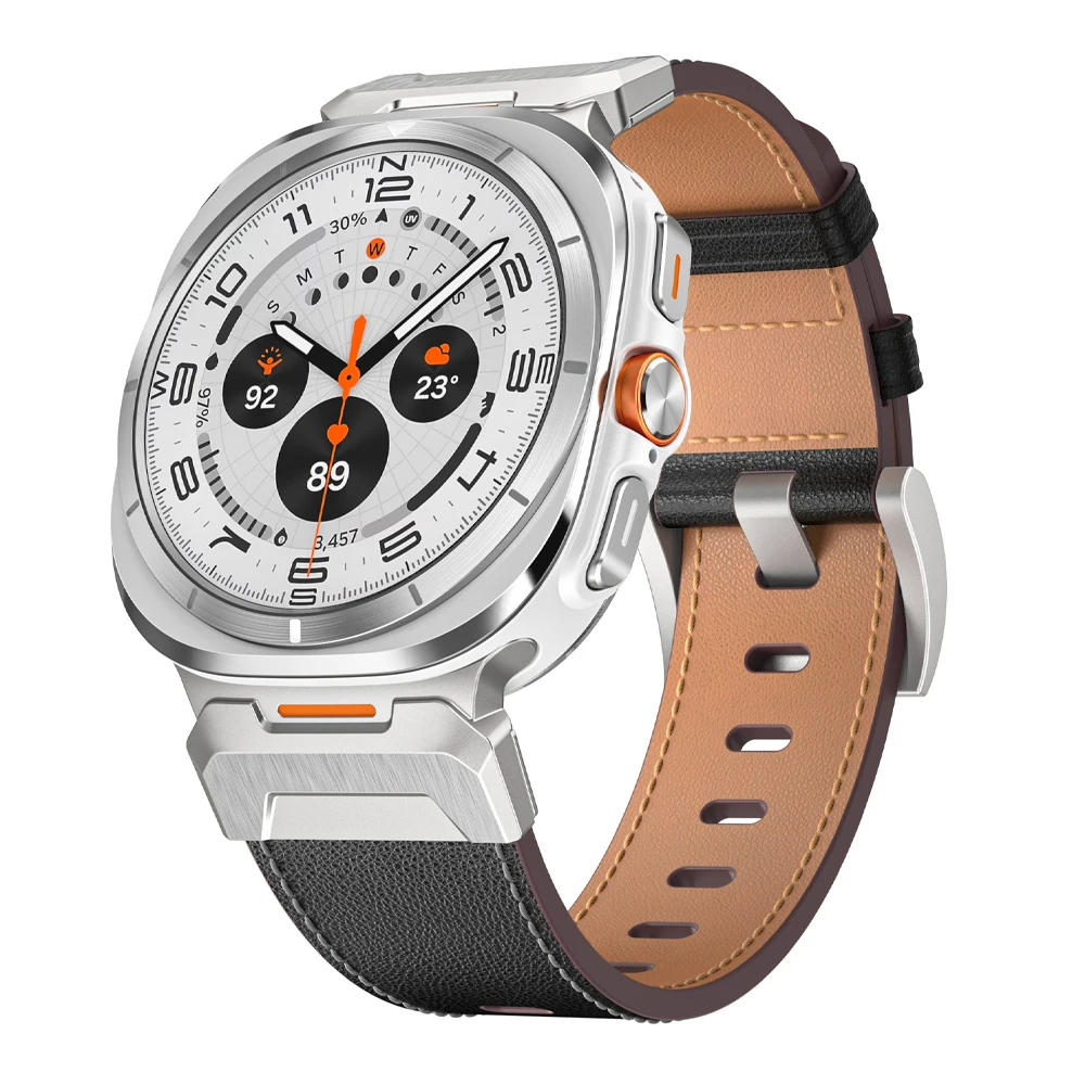 Luxury Leather QuickFit Watch Band – Elegant Business Belt Bracelet