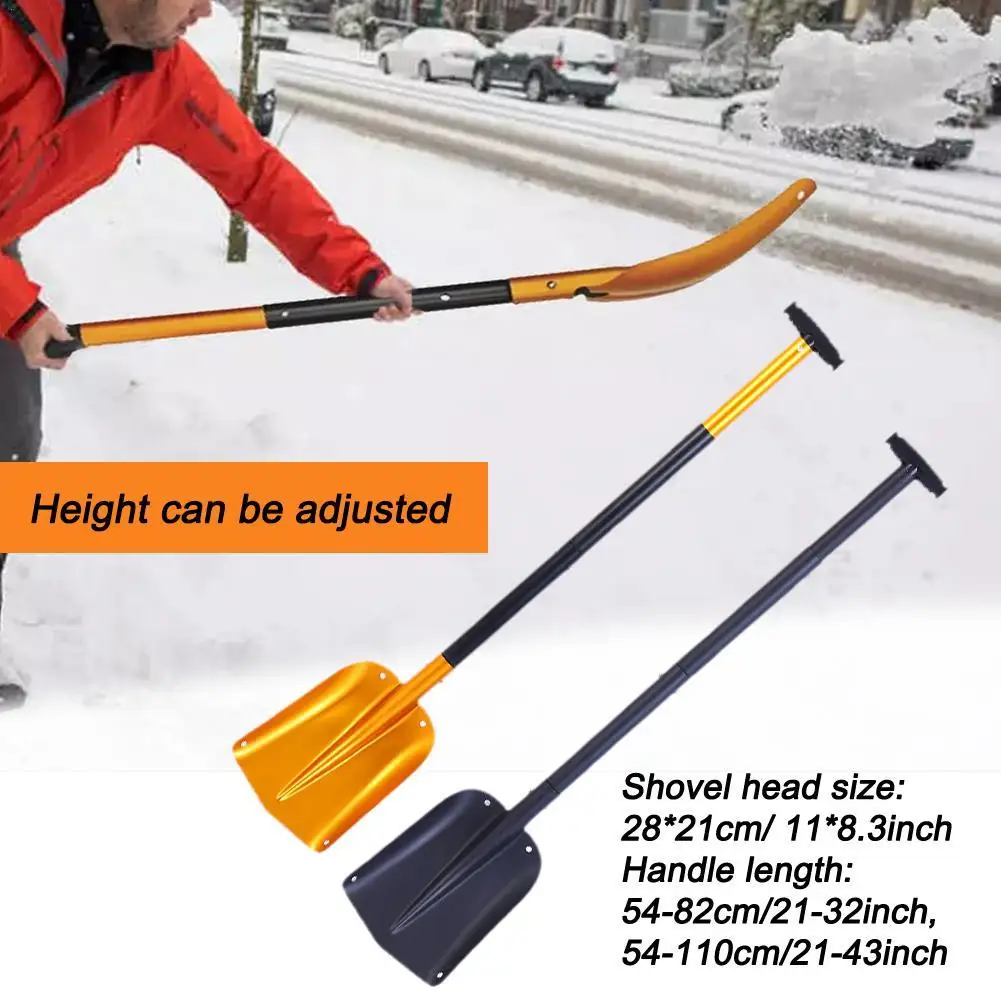 

Detachable Shovel With Extendable Handle Aluminum Lightweight Shovel For Winter Car Outdoor Camping Ski Garden Tools