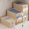 Thicken Clothes Organizer Pants Sweater Storage Cabinets Drawers Organizer Jeans Storage Box Wardrobe Clothes Storage Organizers 4