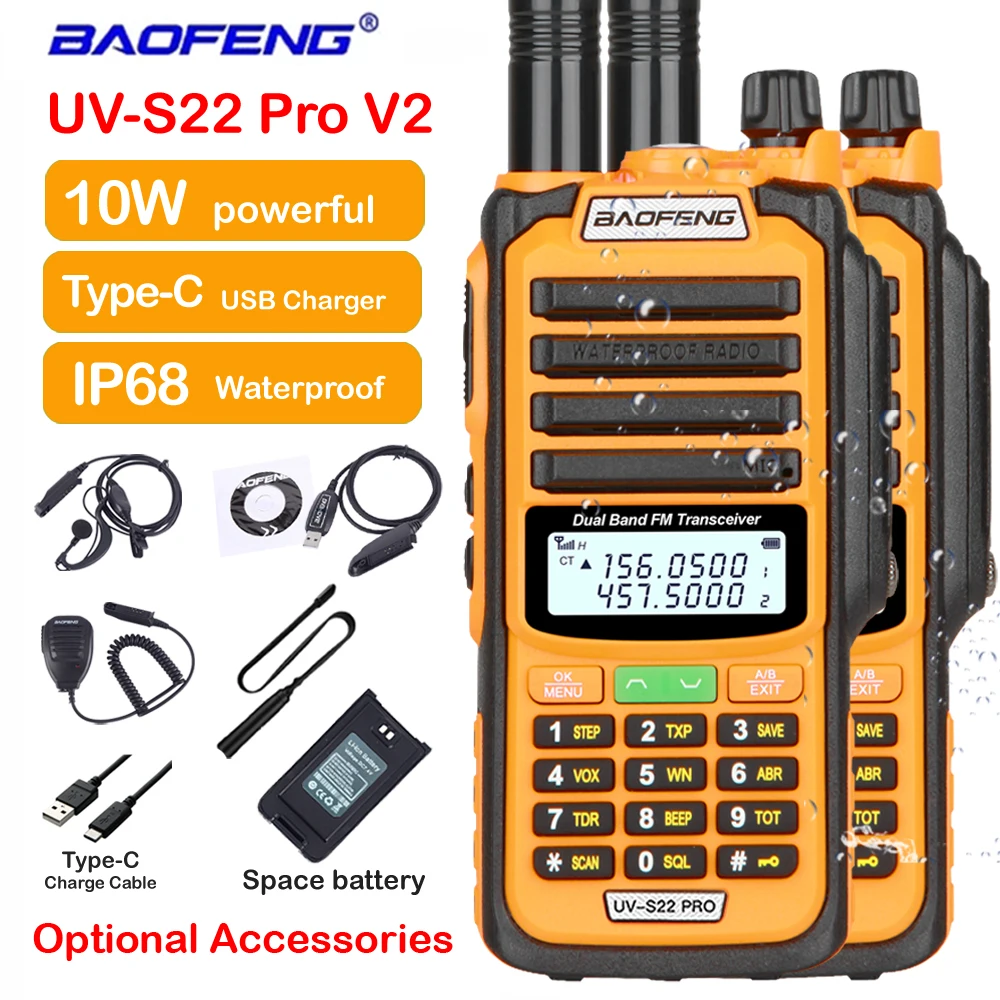 Baofeng UV9R-ERA Two Way Radio VHF UHF Portable Waterproof Walkie Talkie -  Two Way Radio