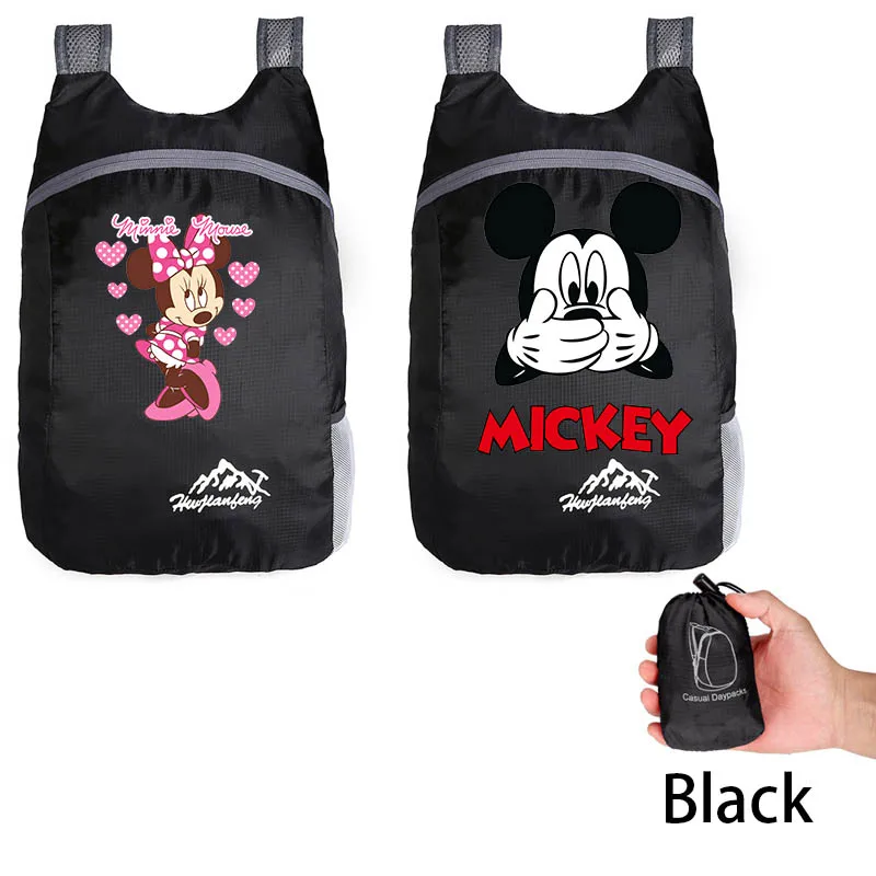 

Disney Mickey Mouse Outdoor Hiking Bag Lightweight Portable Backpack Waterproof Folding Ultralight Bag for Women Men Travelling