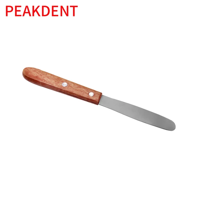 1Pcs Dental Plaster Spatula Alginate Mixing Knife Stainless Steel Dental Lab Impression Material Plaster Spatula Dentist Tools