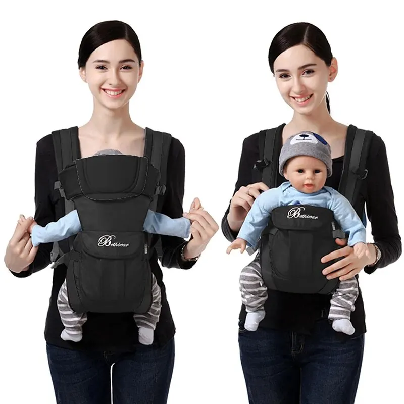 Baby Carrier Backpack 4 in 1 Front Facing Sling Pouch Wrap