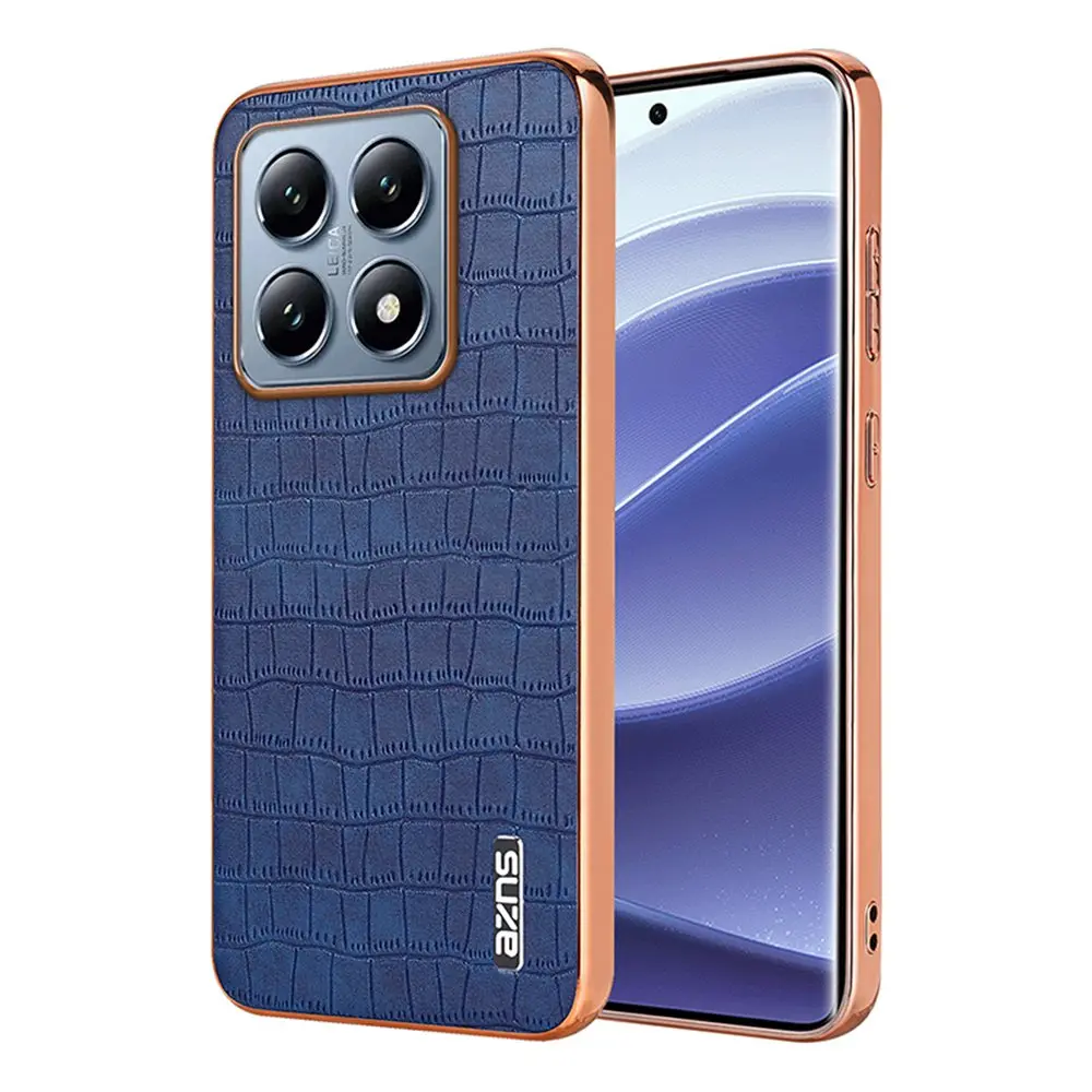 Luxury Leather Plated Bumper Shockproof Case Cover