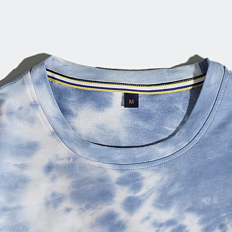 2024 New Fashion Tie-dye Printing Round Neck Sweater Women Fall/winter New Style Women's Loose Large Size Long-sleeved Sweater