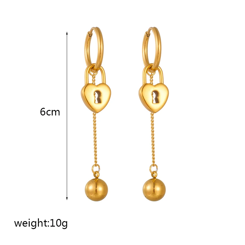 DIEYURO 316L Stainless Steel Heart Butterfly Crystal Charm Earrings For Women Girl Fashion Waterproof Ear Jewelry Gift Party