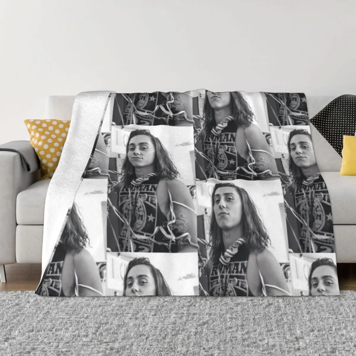 Черно-белое одеяло Jakey, спальный мешок, одеяло, пушистое одеяло, пушистые одеяла