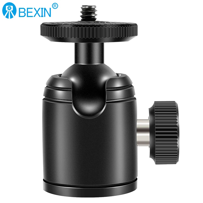 Bexin Liga de Alumínio Mini Conveniente Cabeça Esférica 360 Graus de Rotação Tripé Vídeo Panorama Cabeça Acessórios Fotográficos