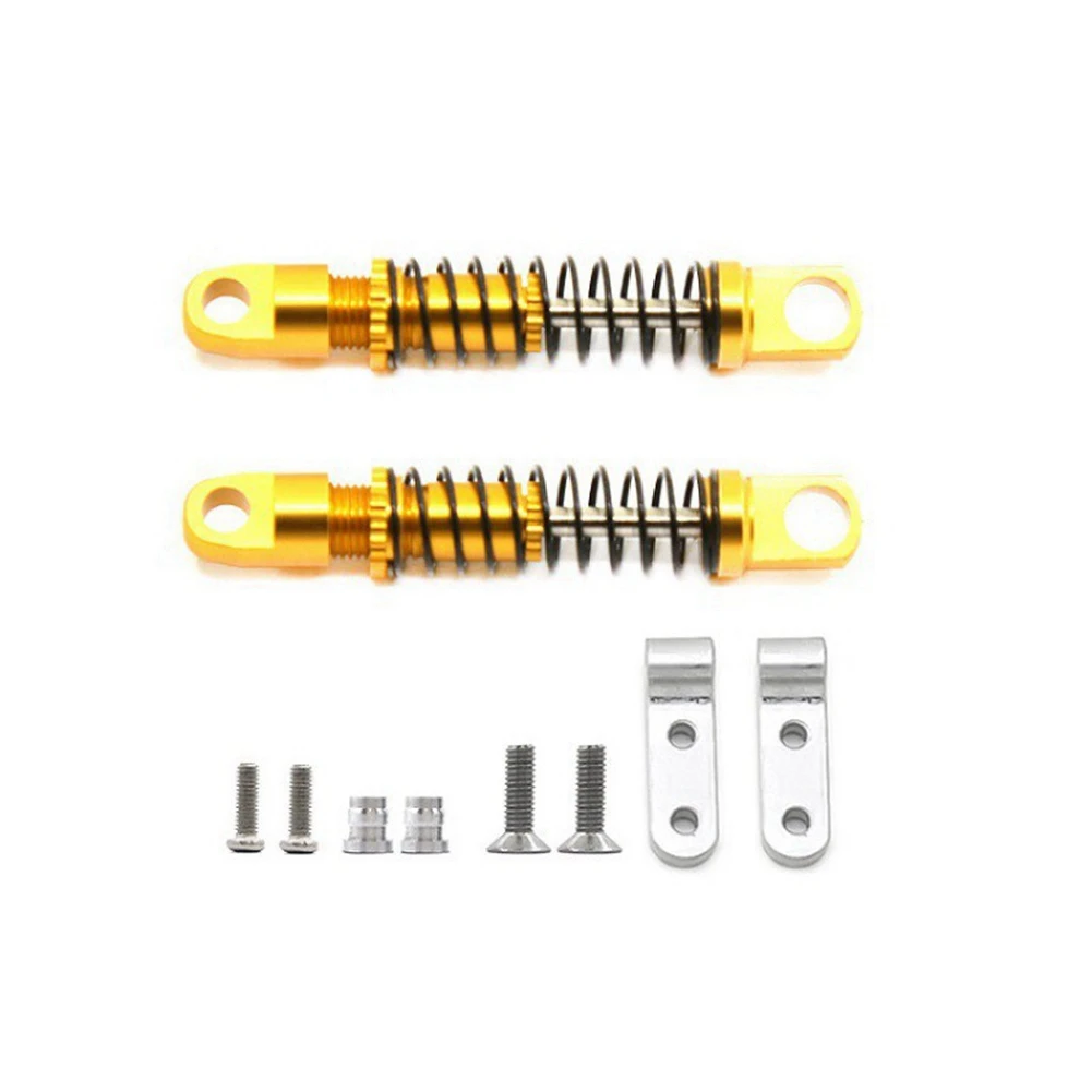 

For WPL D12 Model Car Upgrade Parts Metal Shock Absorber Rear Axle Spring Shock Absorber Seat,Gold