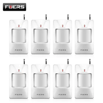 Fuers 무선 적외선 감지기, PIR 경보 센서, GSM/PSTN 보안 경보 센서, 홈 경보 시스템용 모션 감지기, 433Mhz