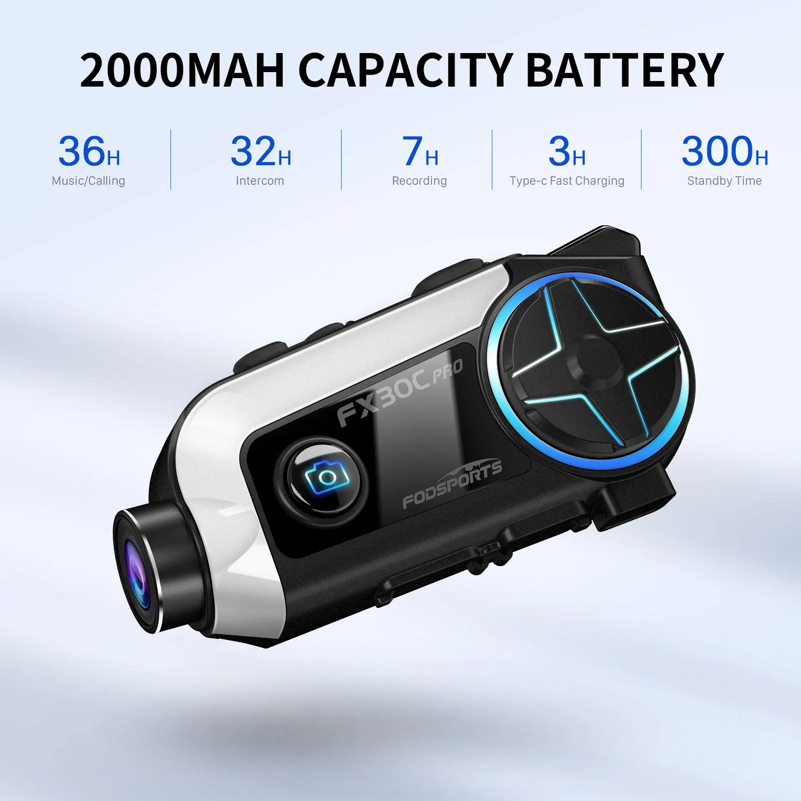 ī޶    Fodsports FX30C    ī޶ , DVR   ڴ,  , 1000m FM ,  5.0, ̴ 2   ,