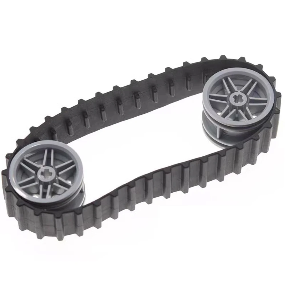 Building Block Accessories MOC Large Track Tank Crawler Wheels Tire 53992 13972 56145 Compatible with legoeds