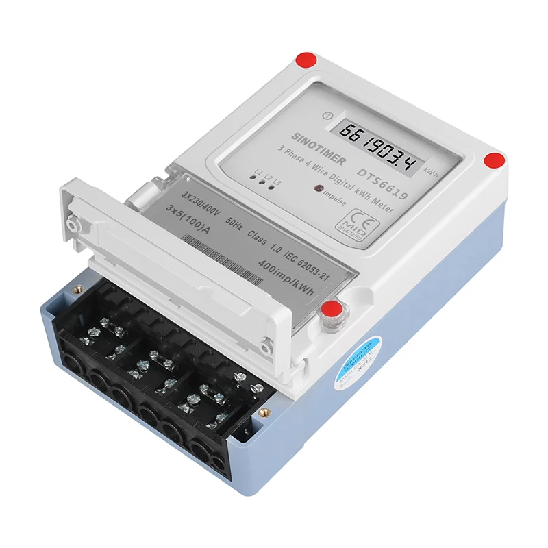 Wattmetro Monofase DDM75S - Contatore Energia Elettrica 10-40A 220V/230V Per Guida DIN