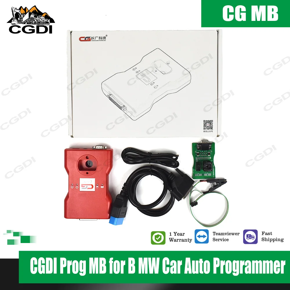 

Full set with all adapters CGDI Prog for MSV80 With Reading 8 Foot Chip Auto Key Programmer