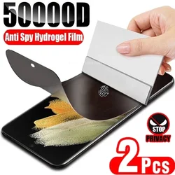 2-Pack Anti-Spy Hydrogel Screen Protector Film for Anti Peeping (S22 Plus)