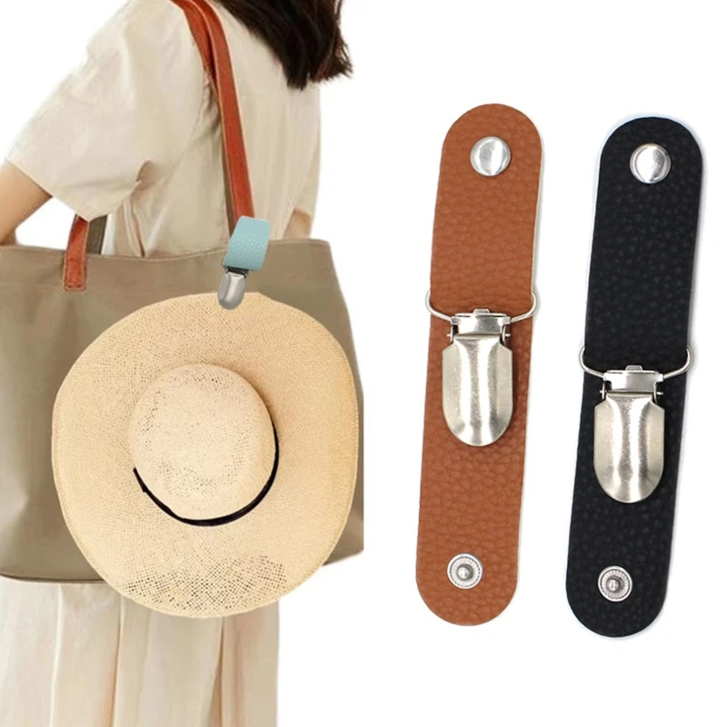 Hat Holder Clip For Purse Travel Elastic  Clips Hat Clips For Traveling Hat Attacher Outdoor Travel Accessory F3MD