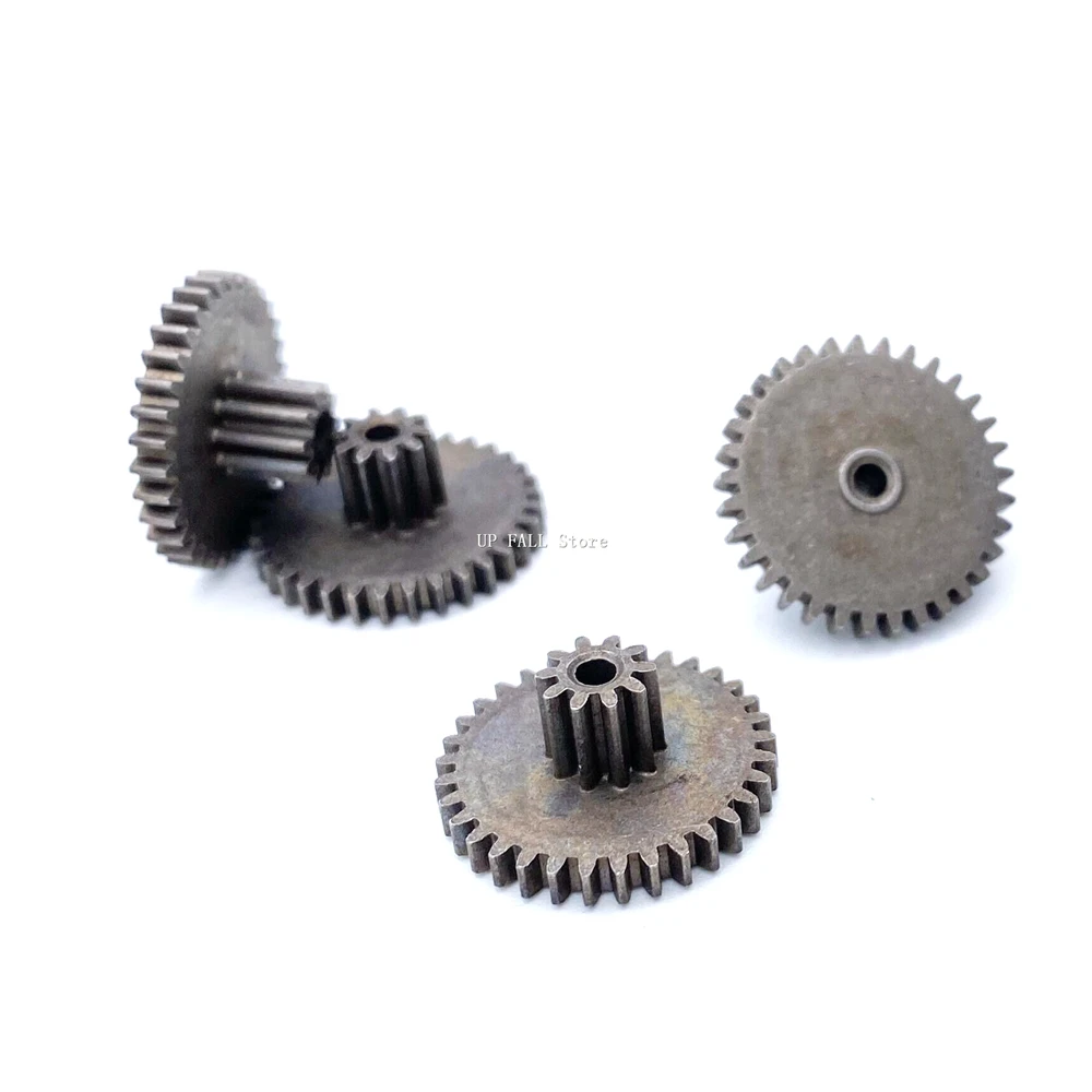 0.5M 10T-33T 2MM Hole Diameter Metal Double Spur Gear 17.3MM 6MM Gear Model Parts DIY