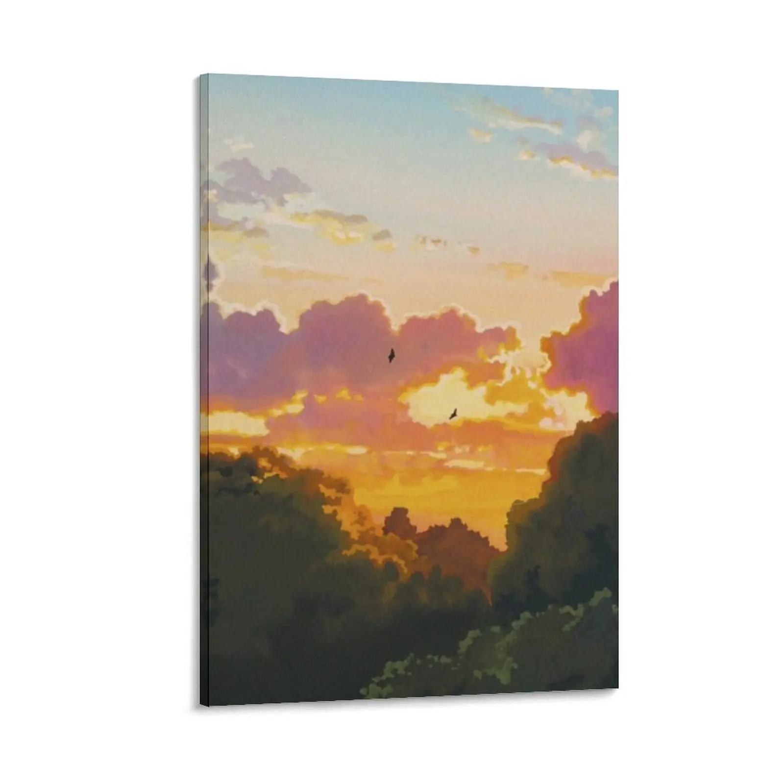 

Anime Sunset Canvas Painting room decoration accessories art mural