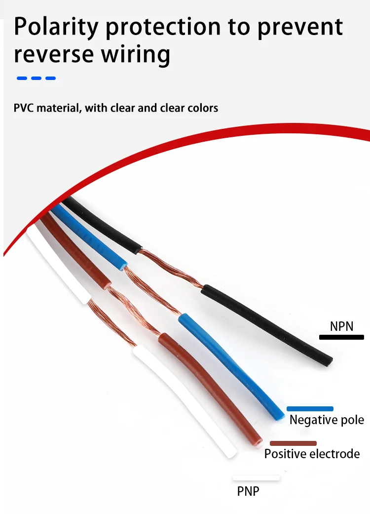 FUWEI FGU03-S Nicht transparenter Etikettensensor aus Aluminiumlegierung M8 4PIN Schlitztyp Photoelektrischer Etikettensensor Transistorschlitztyp – Detail 6