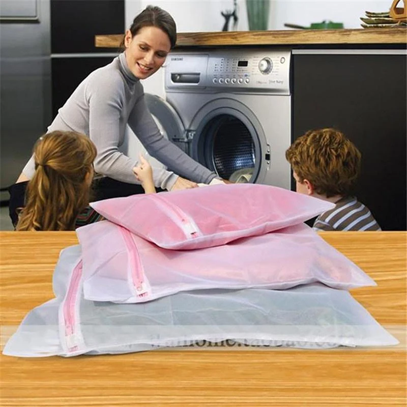 Description Picture 6 of itemLaundry Wash Bags Foldable Zippered Mesh Delicates Lingerie Bra Sock Underwear Clothes Protection Net For Washing Machine 2024