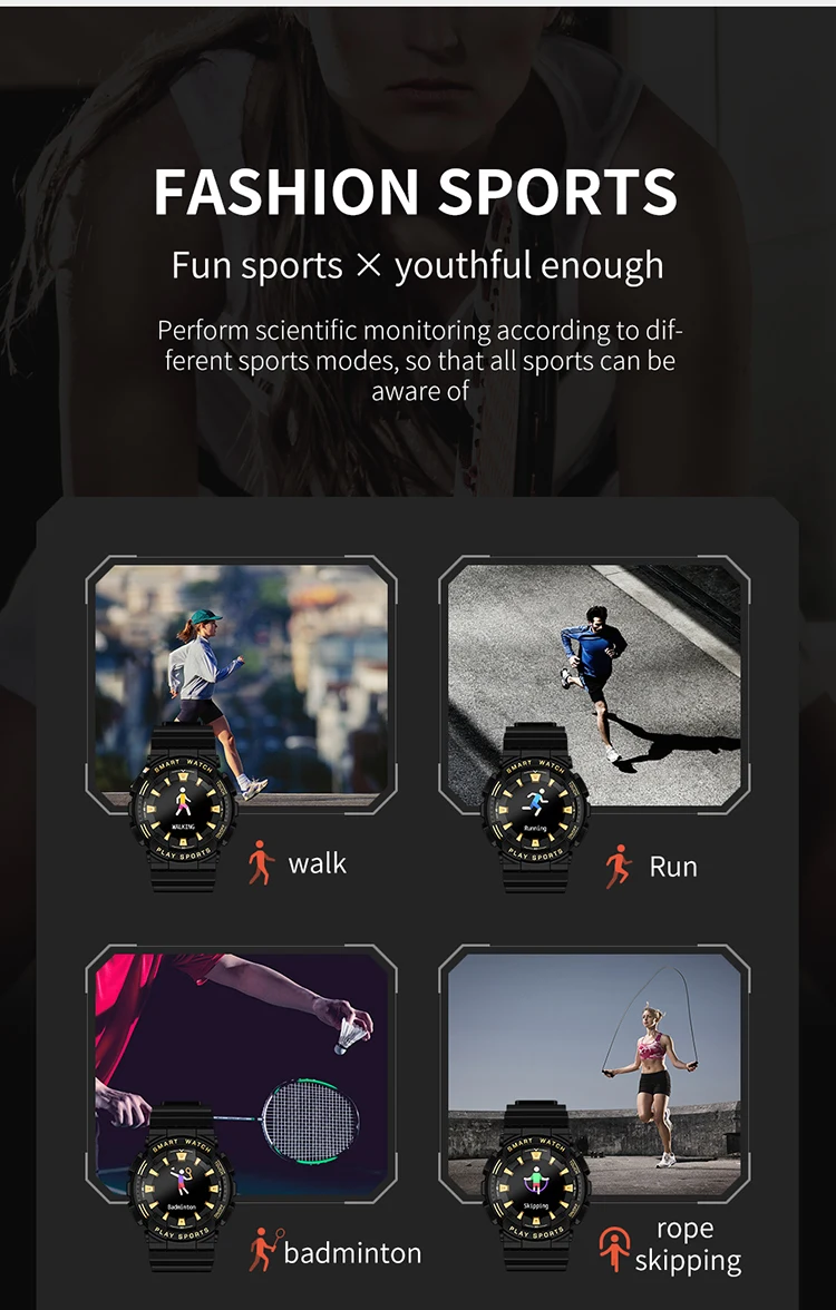 SKMEI Neue Outdoor-Sport-Smart-Uhren für Männer und Frauen, Mode, IP67, wasserdicht, Uhr mit Herzfrequenzüberwachung, Armbanduhr, Reloj Hombre_voghion.com