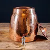 Sertodo Copper Niagara Water Dispenser 100% Pure Copper,Heavy Gauge,Hand Hammered 2+ Gallons Capacity,Holds 2-5 Gallon Water 3