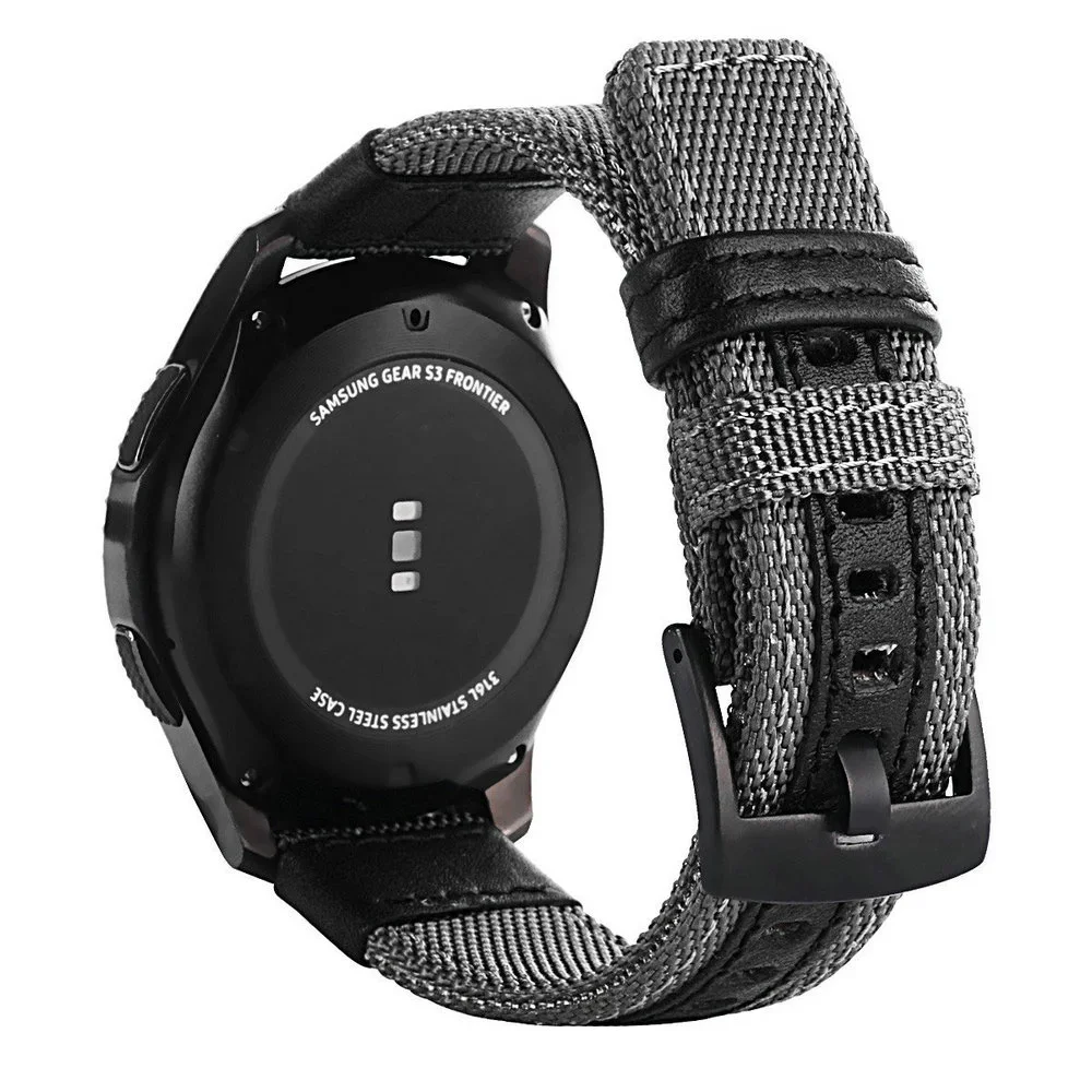 Nylon Woven Sport Band, Adjustable 22mm/20mm Strap