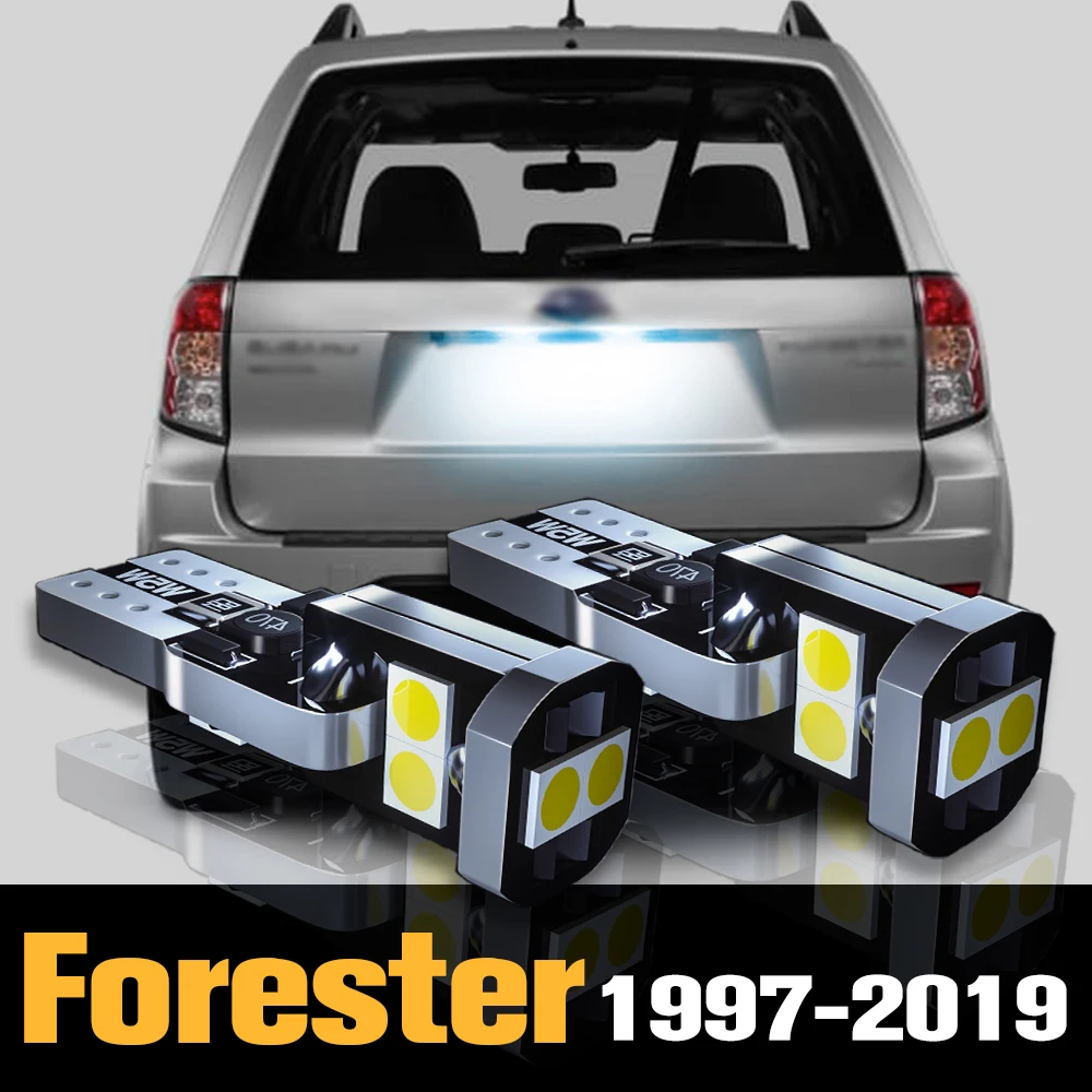 

2pcs Canbus LED License Plate Light Lamp Accessories For Subaru Forester 1997-2019 2008 2009 2010 2011 2012 2013 2014 2015 2016