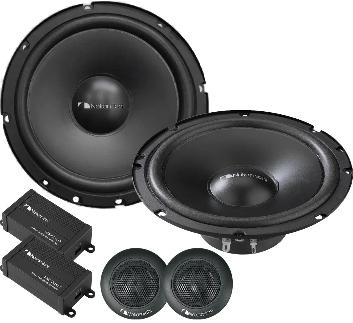 Колонки автомобильные Nakamichi NSE-CS1617 200Вт 87дБ 4Ом 16.5см (6 1/2дюйм) компонентные