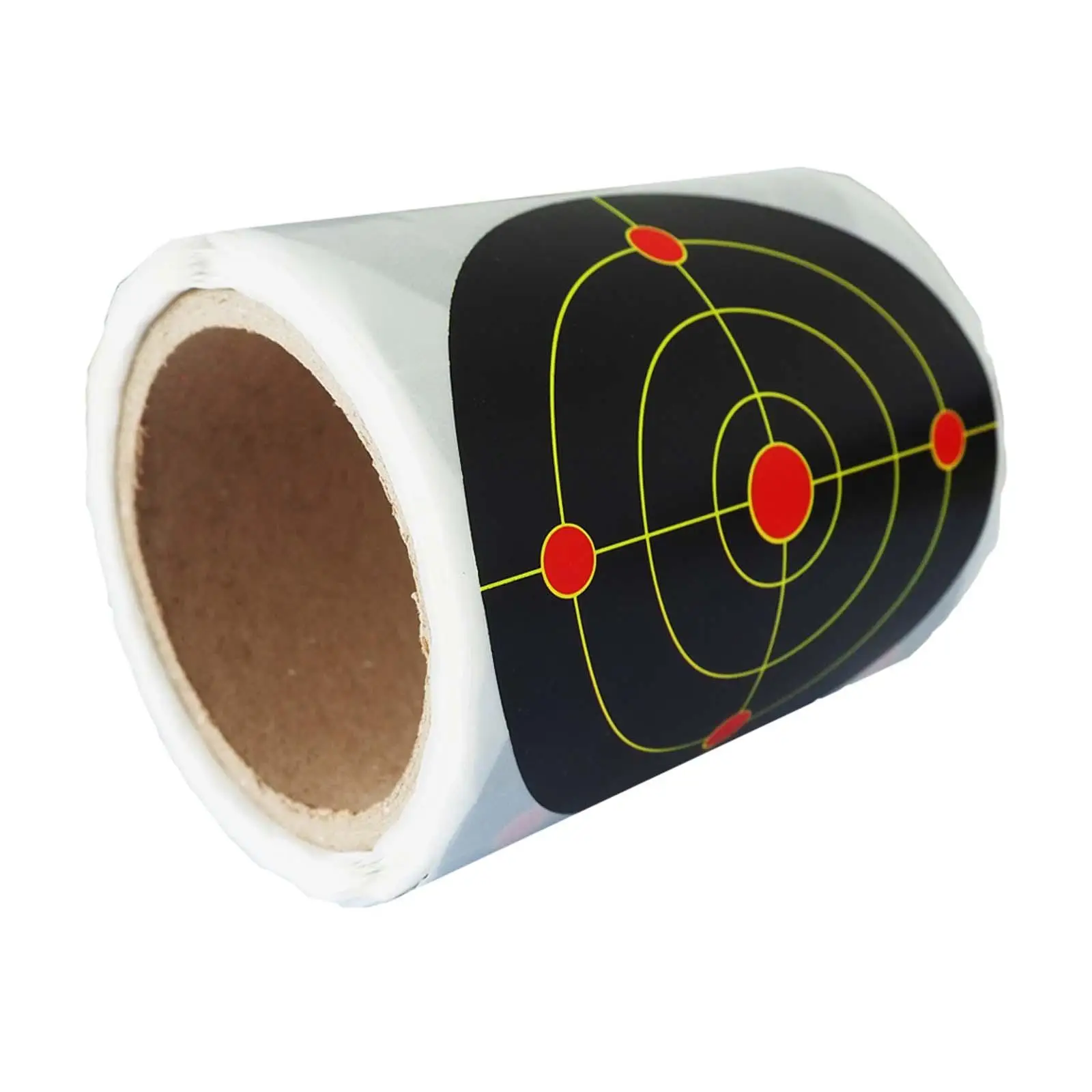 

250 Pcs/Roll Splatter Paper Target Accessory Highly Visible Replacement 3 inch for Archery Range Indoor and Outdoor Practice