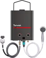 Portable Tankless Water Heater1.32 GPM Propane Outdoor Camping 5L Instant Water Heater Handle for RV Barns Trips Boat Cabins 1