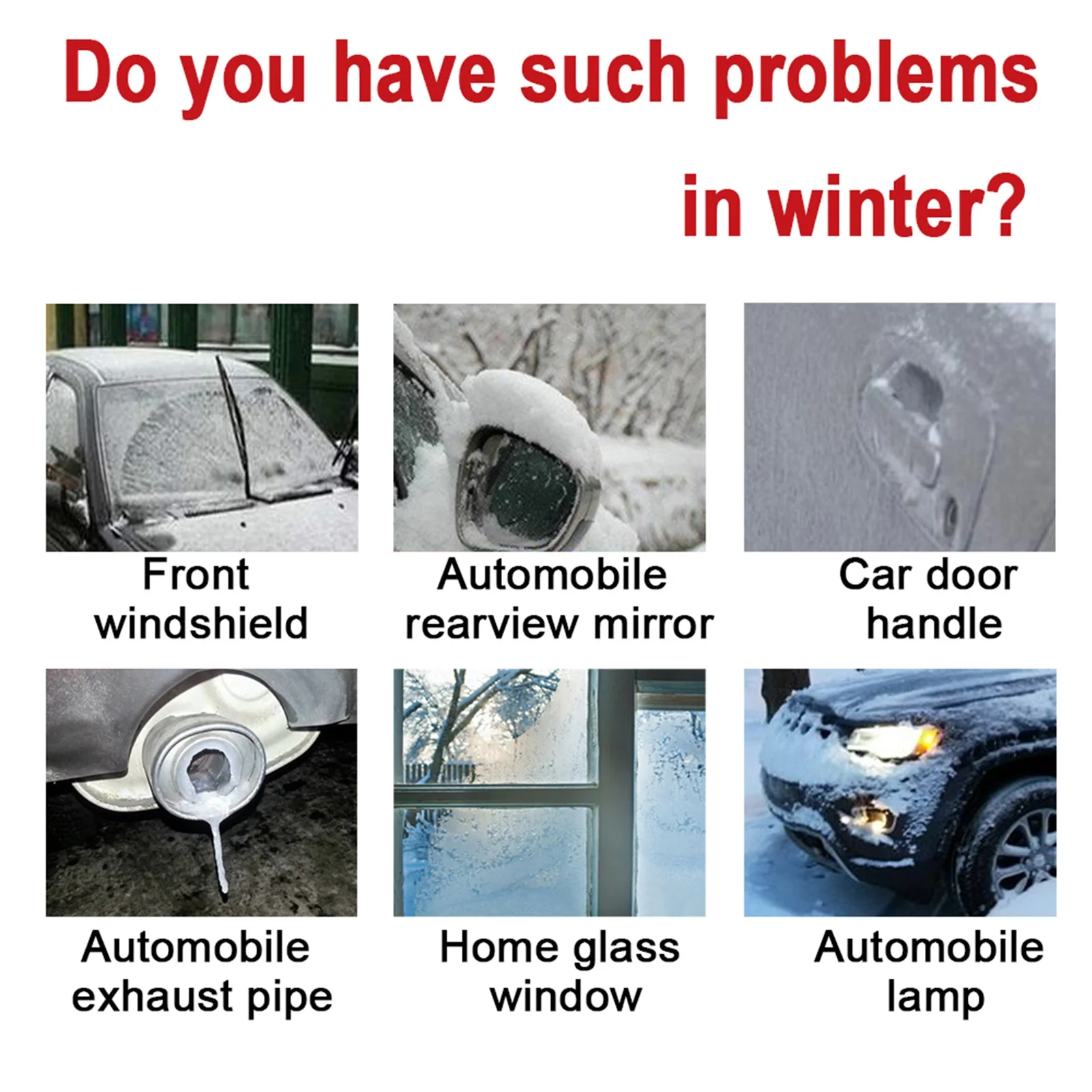 30ml Car Deicer Snow Melting Deicing Spray Defrost Agent Quickly Antifreeze for Cars Windshield Ice Snow Remover Spray