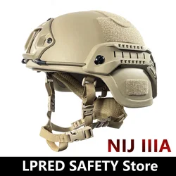 LPRED Fast HDPE NIJ IIIA High Cut Ballistic Helmet 2 Generation MICH2000B UHMW-PE Ballistic IIIA Bulletproof Helmet