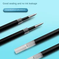 M&G 12pcs Quick Drying Gel Pen Refills 0.5mm Black Push Action Bullet Point Signature Pen Refill Superior Series Refills 2