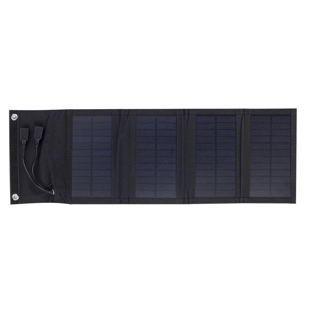 10W Foldable Solar Panel IP65 Waterproof Folding Solar Charger Portable Panel for Outdoor Camping Battery Charger