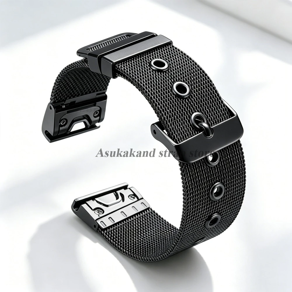 Premium Quick Release Stainless Steel Watch Strap - Metal Bracelet in Multiple Sizes