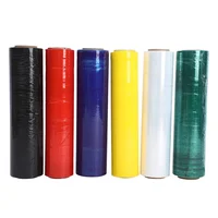 50cm PE Stretching Film Colorful Industrial Preservation Film Logistics Transportation Plastic Winding Film Strong Stretching 1