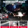 MIG Welder 140Amp, Flux Core MIG Welder/Stick 2 in 1 Welding Machine, Welder Machine 110V, Portable Gasless Welder Equipment 3