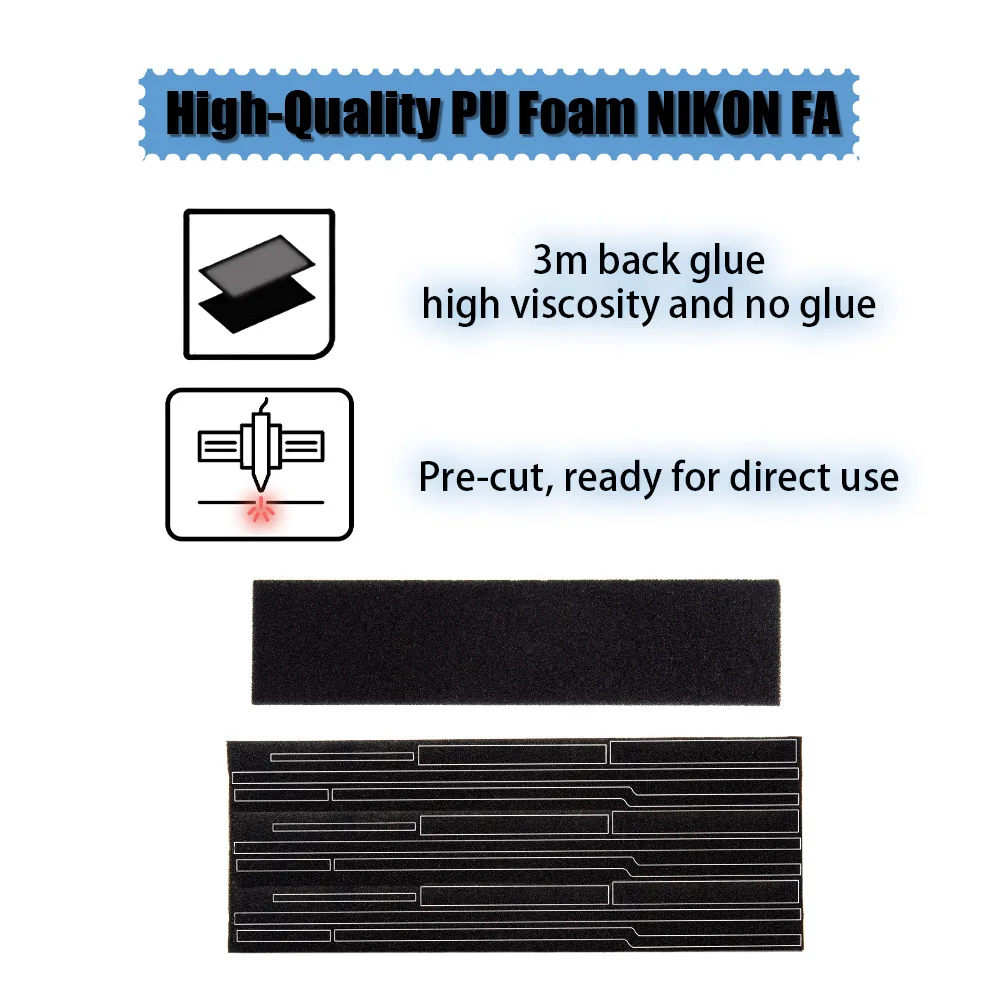 Light Leak Proof Sponge High Density Foam for Nikon FA Light Proof Seal Foam Sponge Film Camera Repair Kits Accessories